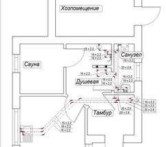 Проект отопления, водоснабжения дома в д. Птичь